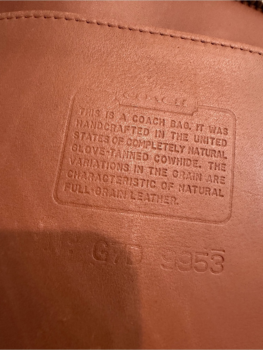 COACH 90’s Vintage Duffle in British Tan EXCELLENT - Picture 15 of 16